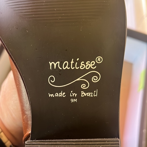 MATISSE LEATHER BOOTS 9 NEVER WORN - Picture 4 of 6